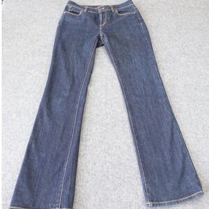 Talbots Heritage Bootcut Jeans Womens 2/26 Dark Wash Indigo Stretch Denim ID245